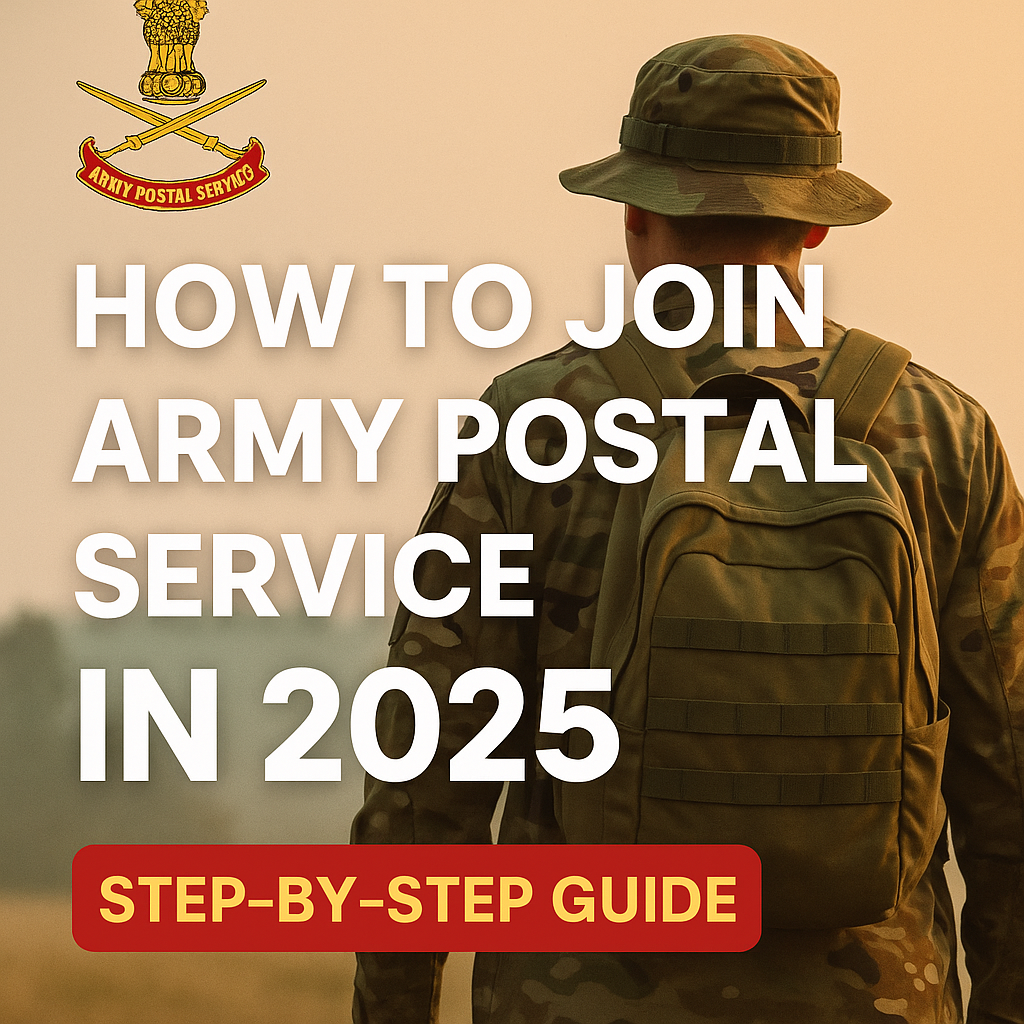 How to Join Army Postal Service in 2025
