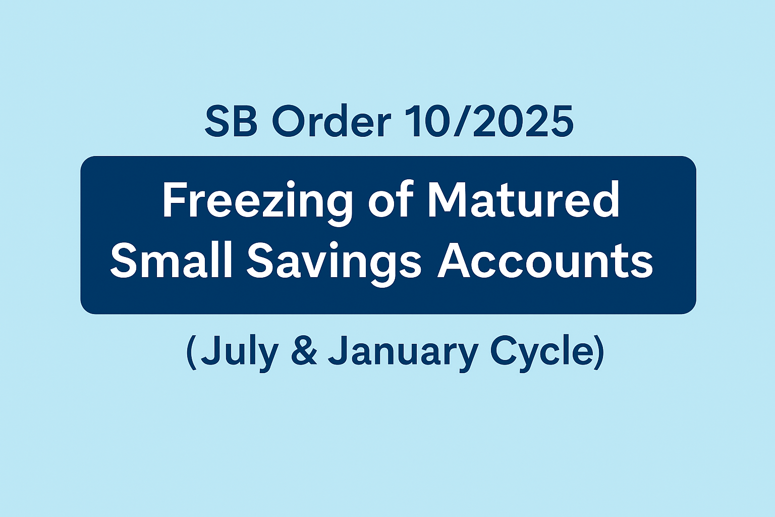 SB Order 102025